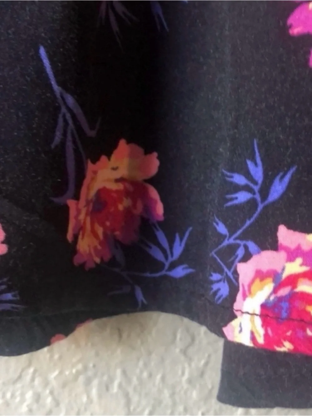 Old Navy Dress Girls Black Floral Long Sleeve Button Down Dress Toddler Girls 4T